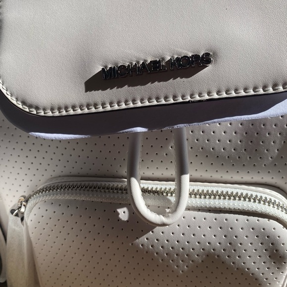 Micheal Kors Abbey Medium Perforated Backpack - Picture 4 of 8